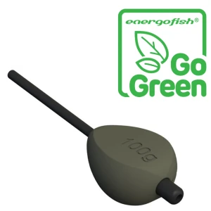Plumb Plat Inline Carp Expert Go Green Drop Flat 140g Plumb Plat Inline Carp Expert Go Green Drop Flat 140g