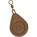 Plumb Trakker Flat Pear Swivel Lead, 56.70g / 2.0oz  Plumb Trakker Flat Pear Swivel Lead, 56.70g / 2.0oz