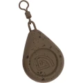 Plumb Trakker Flat Pear Swivel Lead, 56.70g / 2.0oz  Plumb Trakker Flat Pear Swivel Lead, 56.70g / 2.0oz