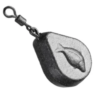 Plumb Zfish Flat Pear Lead, 120g, 1buc/pac