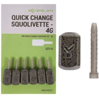 Plumbi Cu Schimbare Rapida Korum Quick Change Squolivettes, 4g, 6buc/pac