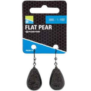 Plumbi PRESTON Flat Pear, 20g, 2buc/pac
