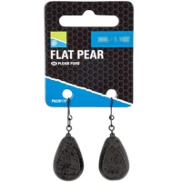 Plumbi PRESTON Flat Pear, 45g, 2buc/pac