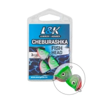 L And K Cheburashka Fish Head 16g 2buc/plic