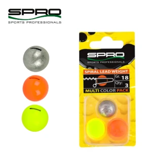 SPRO SPIRAL WEIGHT 7 GR ASSORT 3 PCS SPRO SPIRAL WEIGHT 7 GR ASSORT 3 PCS