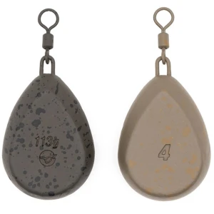 Plumb  KORDA Flat Pear Swivel, 2.5oz/70g, Blister 2buc/pac