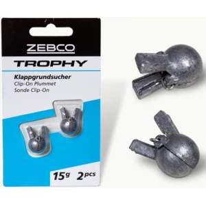 Plumb Sondat ZEBCO Trophy Clipon Plummets, 20g, 2buc/pac