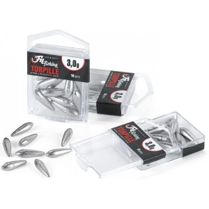 Plumbi Filfishing Torpile Culisanti Cu Silicon, 3g, 10buc/pac Plumbi Filfishing Torpile Culisanti Cu Silicon, 3g, 10buc/pac