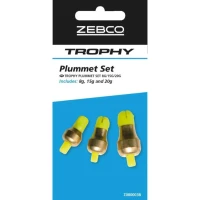 Plumbi Sondare ZEBCO Trophy Plummet Gauge Lead, 3buc/pac