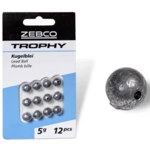 Plumbi ZEBCO Trophy Lead Ball, 10g, 8buc/pac