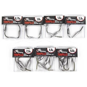 Set Plumbi Culisanti Filfishing Torpilie, 7gr, 5buc/cutie Set Plumbi Culisanti Filfishing Torpilie, 7gr, 5buc/cutie