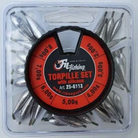 Set Plumbi Culisanti cu Silicon Filfishing 7 Compartimente, 2-8g Set Plumbi Culisanti cu Silicon Filfishing 7 Compartimente, 2-8g