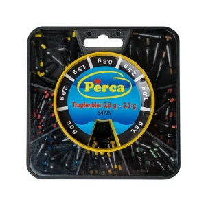 Set Plumbi GOLDSTAR Champion Picatura Model 1, 0.8-3.5g, 76buc/pac