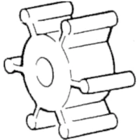 Impeller Nitril Jabsco 1414-0003