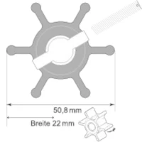 Impeller Din Neopren Spx Flow 653-0001