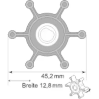 Impeller Din Nitril Spx Flow 09-1052s-9 Jp