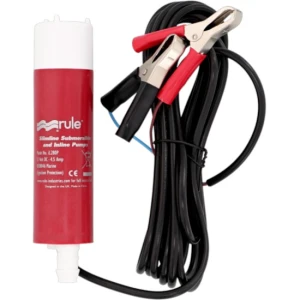 Kit Pompa Submersibila si Inline RULE Slimline iL280P, 12V, 1080L/h