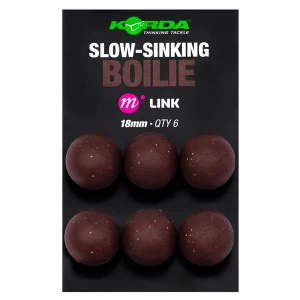 Boilies Artificial KORDA  Slow Sinking Boilie, ISO Fish, 18mm, 6buc/pac