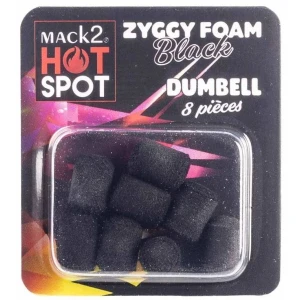 Dumbell MACK2 Ziggy Foam Dumbell Two Tone, Negru, 12mm, 8buc/pac Dumbell MACK2 Ziggy Foam Dumbell Two Tone, Negru, 12mm, 8buc/pac