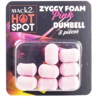 Dumbell MACK2 Ziggy Foam Dumbell Two Tone, Roz, 12mm, 8buc/pac Dumbell MACK2 Ziggy Foam Dumbell Two Tone, Roz, 12mm, 8buc/pac