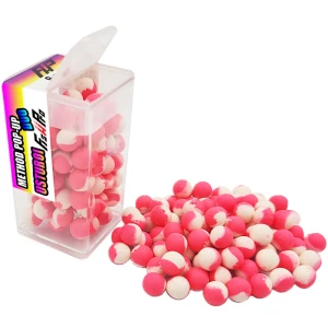Method Pop Up FISH PRO Duo, Pink White, Usturoi, 6mm, 85buc Method Pop Up FISH PRO Duo, Pink White, Usturoi, 6mm, 85buc