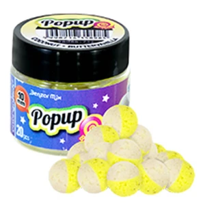 Pop-Up BENZAR MIX Method Mix Bicolor, Cocos Vanilie, 10mm, 20buc/borcan