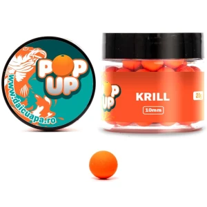 Pop Up Da-i Cu Apa, Rosu, Krill, 10mm, 20g Pop Up Da-i Cu Apa, Rosu, Krill, 10mm, 20g