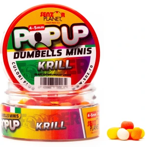 Pop Up Dumbell Senzor Planet Minis, Krill, 4-5mm, 10g Pop Up Dumbell Senzor Planet Minis, Krill, 4-5mm, 10g