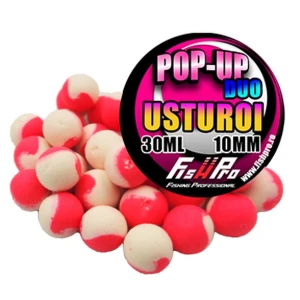 Pop-Up FISH PRO Duo, Pink White, Usturoi, 10mm, 35buc Pop-Up FISH PRO Duo, Pink White, Usturoi, 10mm, 35buc