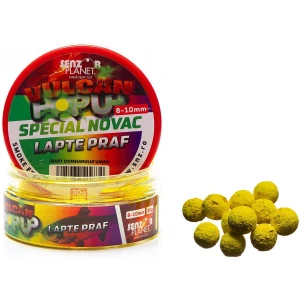 Pop Up SENZOR Vulcan Fumigena Novac, Lapte Praf, 8-10mm, 30g Pop Up SENZOR Vulcan Fumigena Novac, Lapte Praf, 8-10mm, 30g