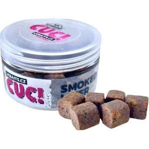 Pop-up LK BAITS CUC! Patratica Fluoro, Ficat Afumat, 10mm, 100ml Pop-up LK BAITS CUC! Patratica Fluoro, Ficat Afumat, 10mm, 100ml
