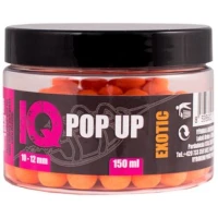 Pop-up LK BAITS IQ Method Feeder Fluoro Boilies, Exotic, 10-12mm, 150ml 