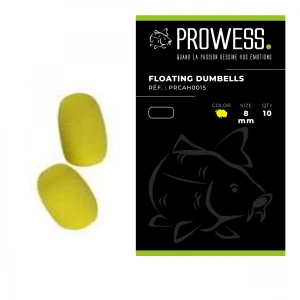 Dumbels Flotant Prowess Eva Galben 8mm 10buc/pac Dumbels Flotant Prowess Eva Galben 8mm 10buc/pac