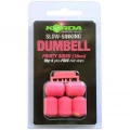 Pelete Artificiale KORDA Slow Sinking Dumbell, Banoffee, White, 16mm, 5buc/pac
