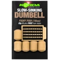 Pelete Artificiale KORDA Slow Sinking Dumbell, IB, Yellow, 12mm, 8buc/pac Pelete Artificiale KORDA Slow Sinking Dumbell, IB, Yellow, 12mm, 8buc/pac