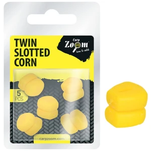 Porumb Artificial CARP ZOOM Twin Slotted Pop-Up Corn, 5buc/pac