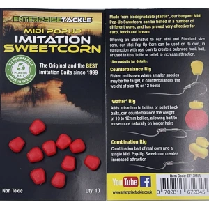Porumb Artificial Flotant Enterprise Tackle Midi Pop-up Sweetcorn 10 buc/plic Porumb Artificial Flotant Enterprise Tackle Midi Pop-up Sweetcorn 10 buc/plic
