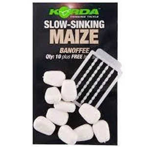 Porumb Artificial KORDA Slow Sinking Maize, Banoffee White, 10buc/pac Porumb Artificial KORDA Slow Sinking Maize, Banoffee White, 10buc/pac
