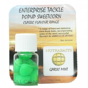 Porumb artificial Enterprise Tackle Classic Flavour Range - Garlic Mint/ Corn Fluoro Green