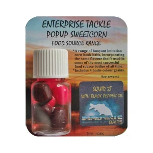 Porumb artificial Enterprise Tackle Food Source Range - Squid Octopus 2T, Black Pepper Oil/Corn Pink Porumb artificial Enterprise Tackle Food Source Range - Squid Octopus 2T, Black Pepper Oil/Corn Pink