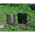 Cana Fox Green & Camo Head  Ceramic Mug 350ml