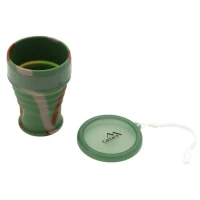 Cana Pliabila Cattara Din Silicon, Army, Tt13639, 350ml Cana Pliabila Cattara Din Silicon, Army, Tt13639, 350ml