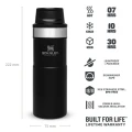 Cana Stanley The Trigger-Action Travel Mug Matte Black Pebble 0.47L 