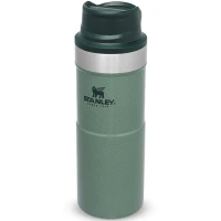 Cana Termoizolanta Stanley Classic Trigger-action Travel Mug 0.35l / 12oz, Hammertone Green