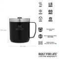 Cana Termoizolanta STANLEY The Legendary Camp Mug 0.35L / 12oz, Matte Black Pebble Cana Termoizolanta STANLEY The Legendary Camp Mug 0.35L / 12oz, Matte Black Pebble