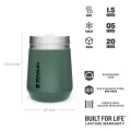 Cana Termoizolanta Stanley GO The Everyday Tumbler Hammertone Green 0.29 L Cana Termoizolanta Stanley GO The Everyday Tumbler Hammertone Green 0.29 L