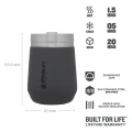 Cana Termoizolanta Stanley, The Everyday Go Tumbler, Charcoal, 0.29L