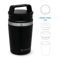 Cana Termoizolanta Stanley The Shortstack Travel Mug Matte Black Pebble 0.23 L 