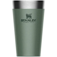 Cana Termoizolanta Stanley The Stacking Beer Pint 0.47l / 16oz, Hammertone Green Cana Termoizolanta Stanley The Stacking Beer Pint 0.47l / 16oz, Hammertone Green