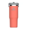Cana Termoizolanta cu pai SANLEY The IceFlow Flip Straw Tumbler Guava Pink 0.89L / 30oz  Cana Termoizolanta cu pai SANLEY The IceFlow Flip Straw Tumbler Guava Pink 0.89L / 30oz